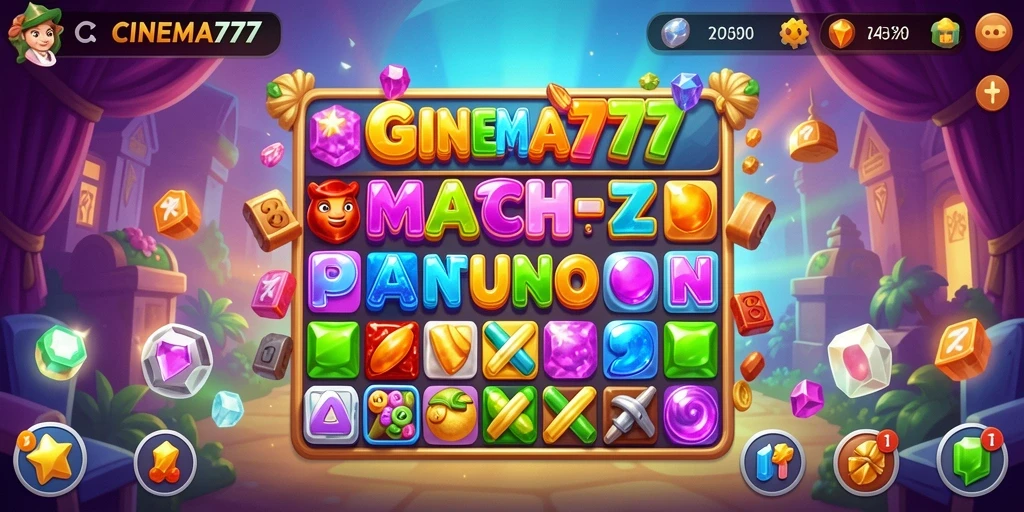 Tampilan menarik dari gameplay CINEMA777 yang penuh warna.