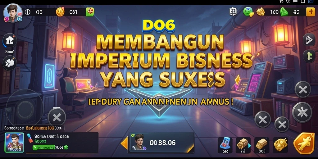 Screenshot D06 menampilkan momen seru dalam mengelola bisnis Tycoon.