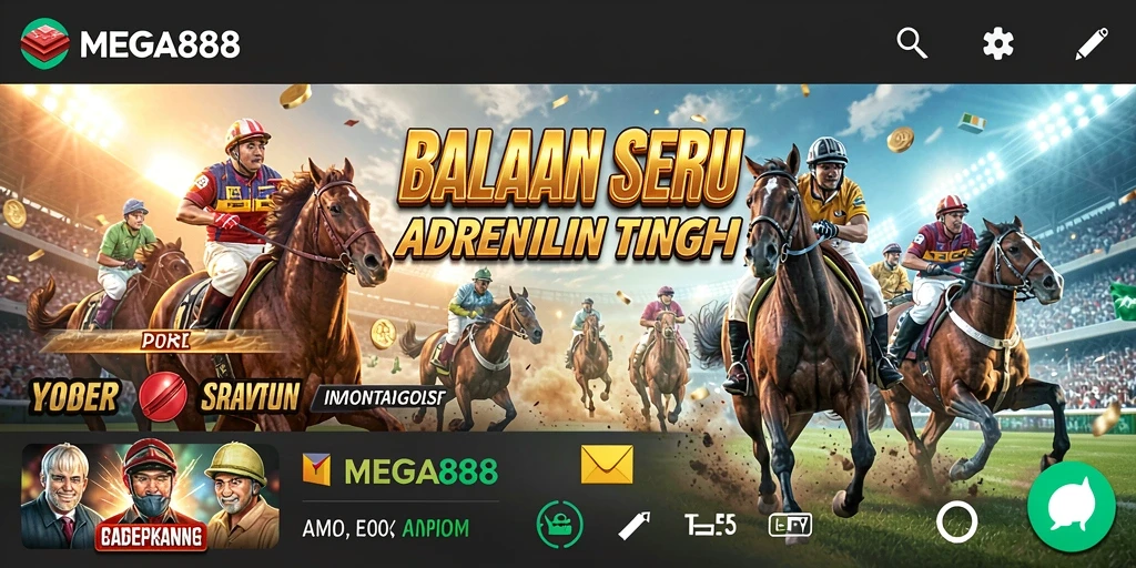 Tangkapan layar gameplay MEGA888 yang mendebarkan dengan adrenalin tinggi.