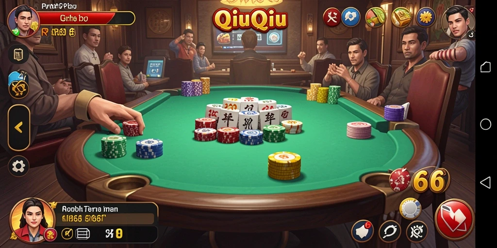 Tampilan menarik gameplay QiuQiu di RP66.