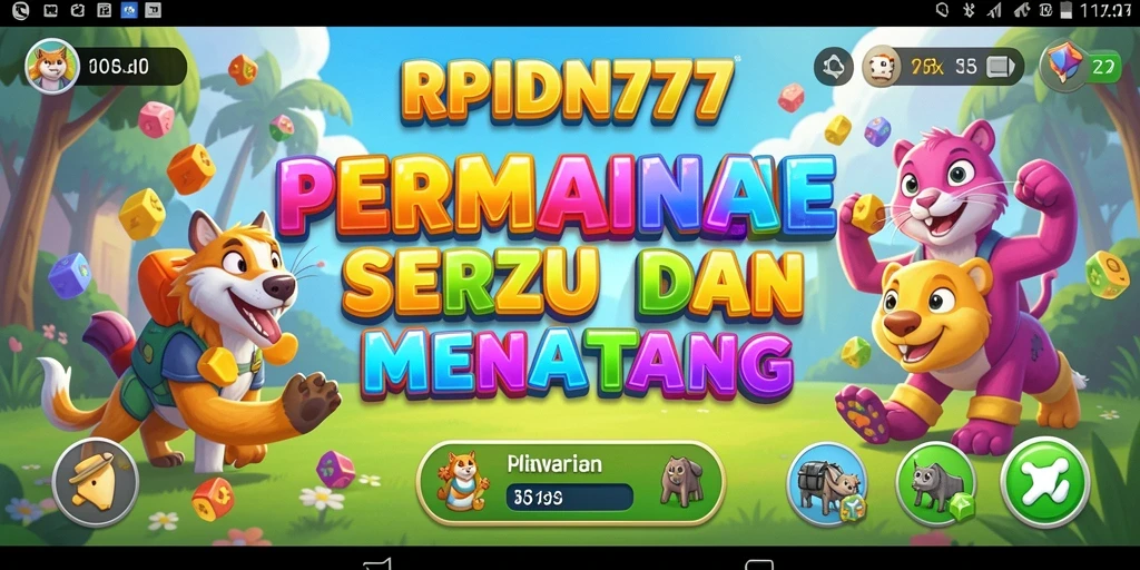 Tampilan gameplay Puzzle RPIDN777 yang menarik dan menantang.