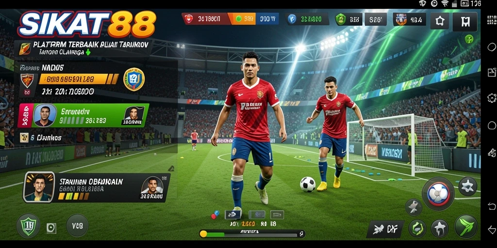 Tampilan gameplay menarik di aplikasi SIKAT88 untuk taruhan olahraga.