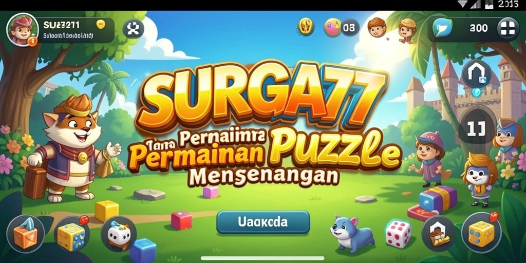Tampilan gameplay menarik dari SURGA77 yang menunjukkan tantangan Puzzle.